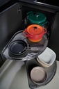 LEMANS ANTHRACITE CORNER TRAY -KESSEBOHMER
