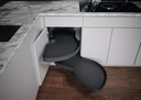 LEMANS ANTHRACITE CORNER TRAY -KESSEBOHMER
