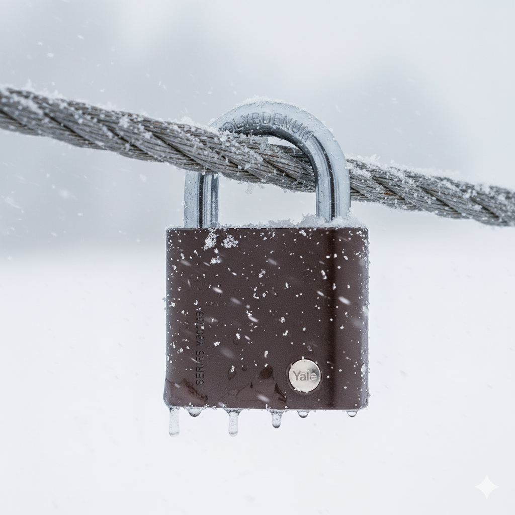 YALE 63MM WEATHER RESISTANT PADLOCK
