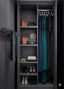 SIDE MOUNTED TIE/ CLOTH/ SCARF RACK -UNIHOPPER