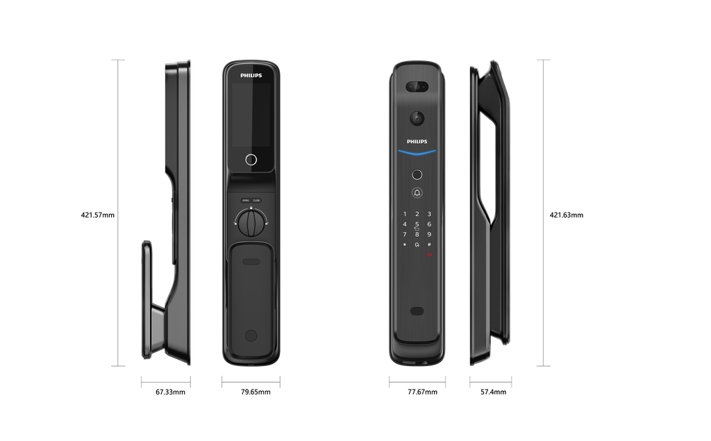 Philips facial recognition smart door lock- 7000 series 709FVP