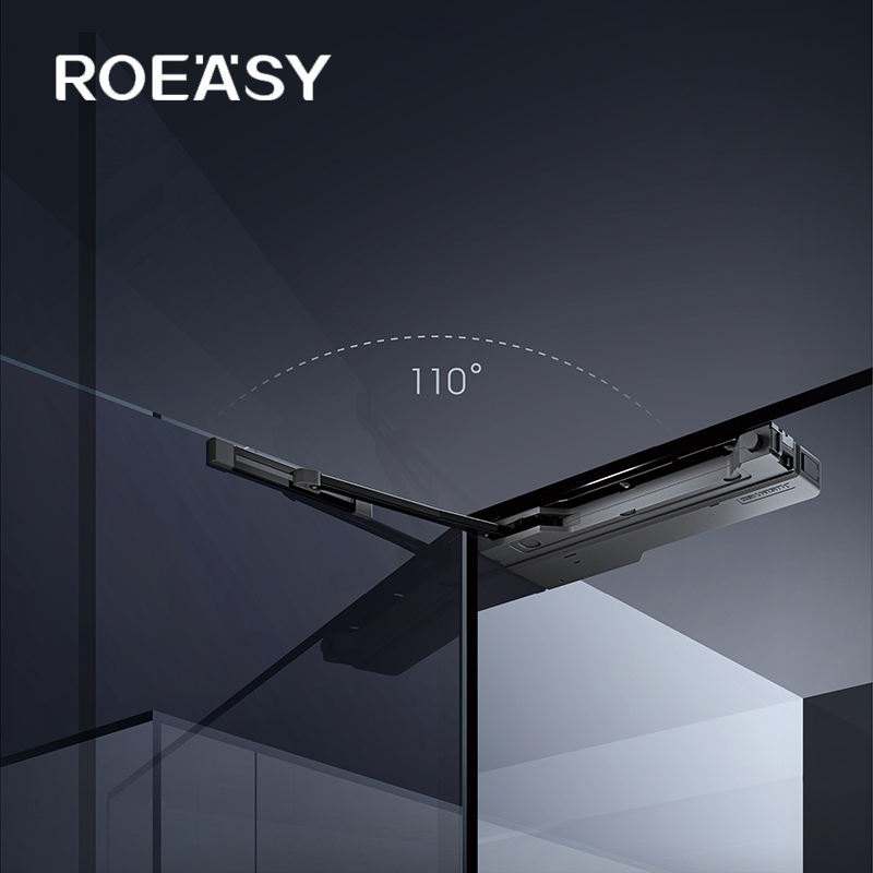 AUTOMATIC FULL OPENING- DOOR OPENER- PUSH SYSTEM FOR LARGE DOORS WITH SOFT CLOSE- ROEASY