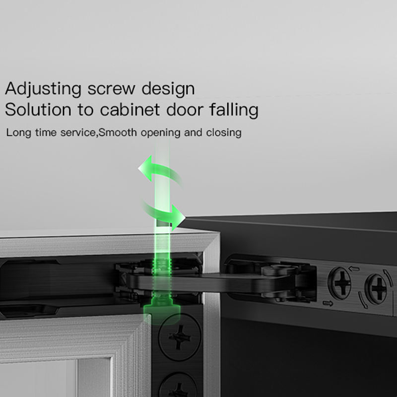 Roeasy Air Hinge | Concealed Levitating Hinge | Suitable for Large Wardrobe Kitchen Doors Adjustable | 1 Set Supports 7ft door