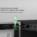 Roeasy Air Hinge | Concealed Levitating Hinge | Suitable for Large Wardrobe Kitchen Doors Adjustable | 1 Set Supports 7ft door