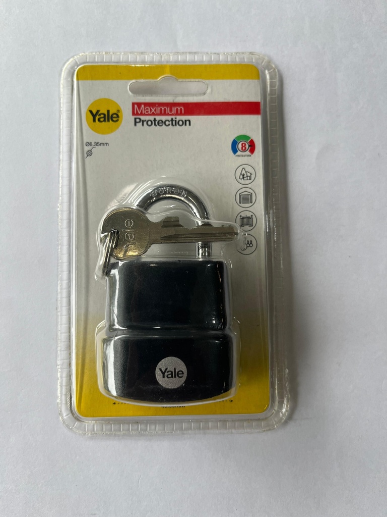 YALE CORROSION RESISTANT PADLOCK