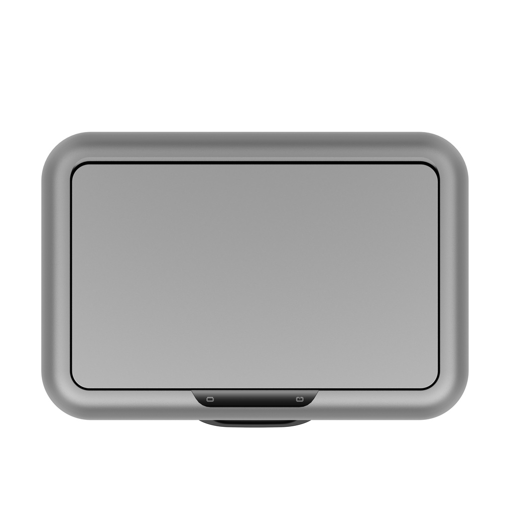 EKO Eco-Logical Sensor Dust-Bin 50L | 2 in 1 Lid Plus Drawer Compartment for Home & Office (32+18L) Stainless Steel | EK9336MMT-32L+18L