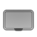 EKO Eco-Logical Sensor Dust-Bin 50L | 2 in 1 Lid Plus Drawer Compartment for Home & Office (32+18L) Stainless Steel | EK9336MMT-32L+18L