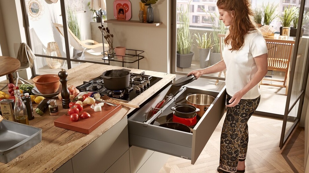 [04462] AMBIA LINE DIVIDER/ ORGANIZER BOXES PANS LIDS JARS LEGRABOX