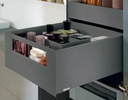 Legrabox inner box drawer C height 7'' orion grey- Blum
