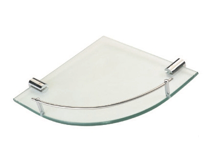[04260] ANGULAR GLASS SHELF 17011