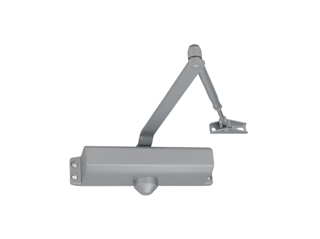 [4010055504] FAULTLESS DOOR CLOSER 802 (Hold-Open, Silver)