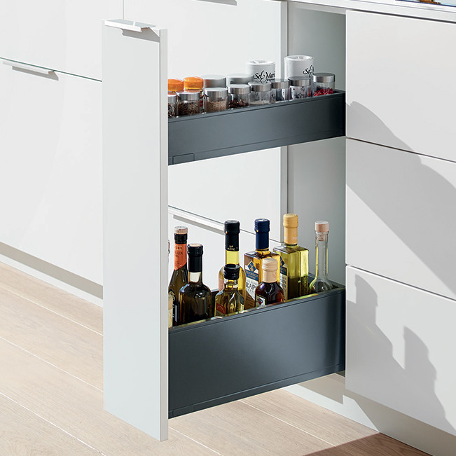 [7030342202] BLUM SPACE TWIN LEGRABOX (M - 4" (Solid))