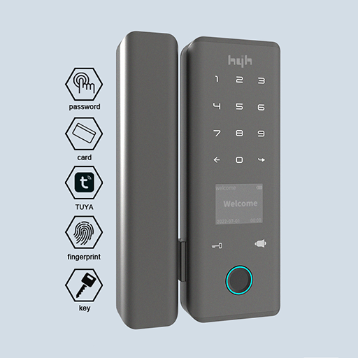 [107051960102] HYH SMART LOCK HC 113G (Wall-Glass)