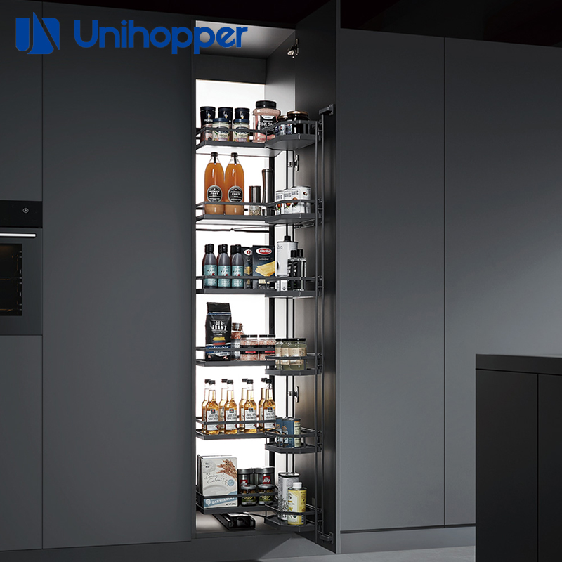 [70105548] FRIDGE/ PANTRY /TALL UNIT METAL FRONTED 1208 7FT- UNIHOPPER