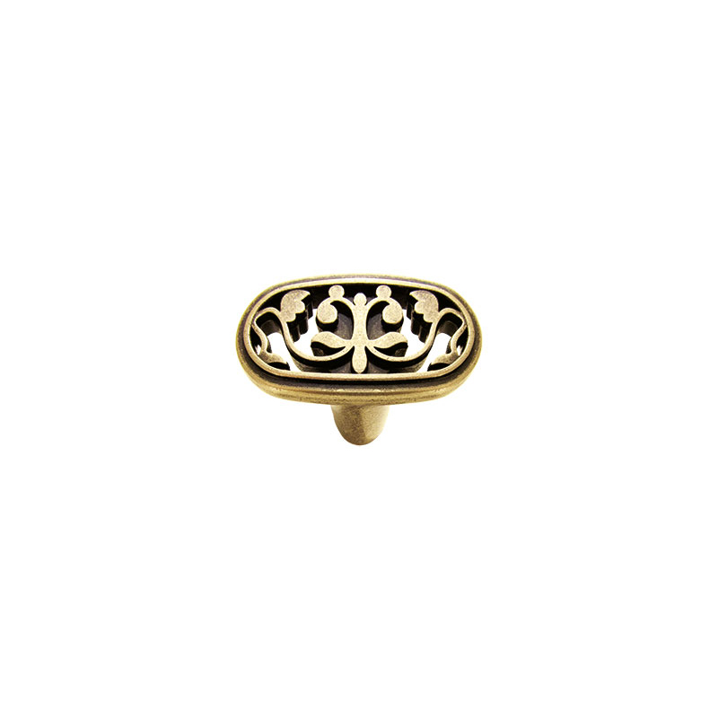 [100102312] FERRETTO FURNITURE KNOB 371 (Antique Brass)