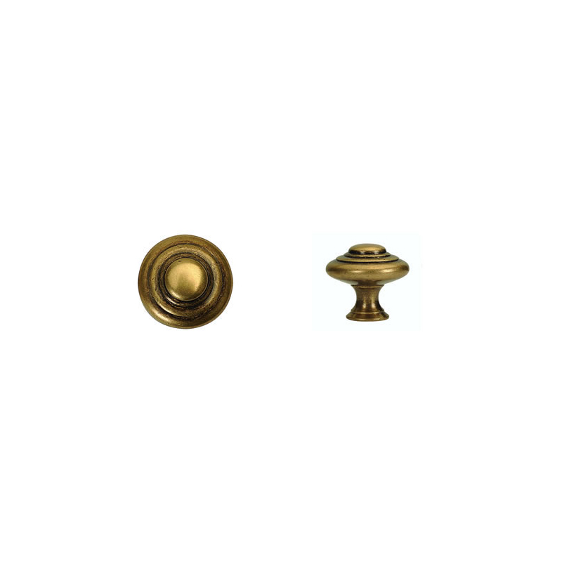 [100102306] FERRETTO FURNITURE KNOB 354 (Antique Brass)