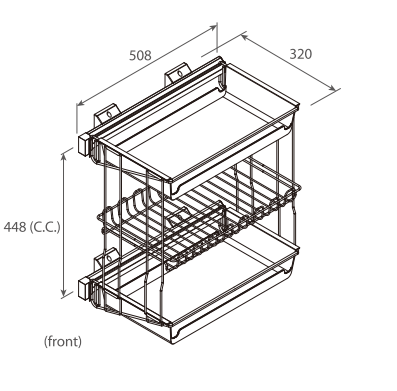 [80100973] ALBUM WARDROBE LATERAL PULL-OUT 5176