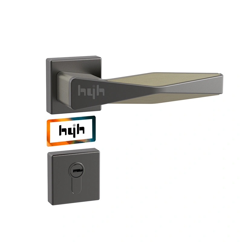 [90200944] HYH DOOR LOCK HC8319 (Matt Antique Brass + Matt Black)