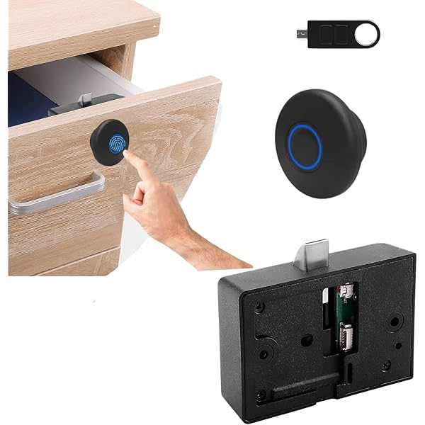 [10904837] DIGITAL DRAWER LOCK (BIOMETRIC ONLY) F580 (Round)