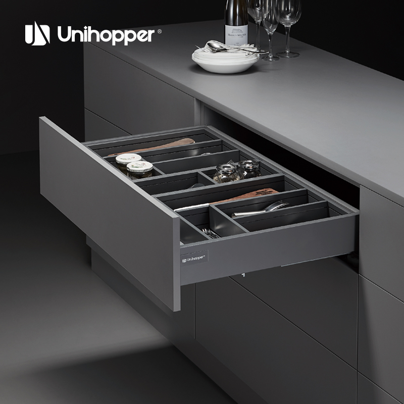 [100406039-01] REGIC BOX METAL DRAWER- UNIHOPPER (H80- A HEIGHT)