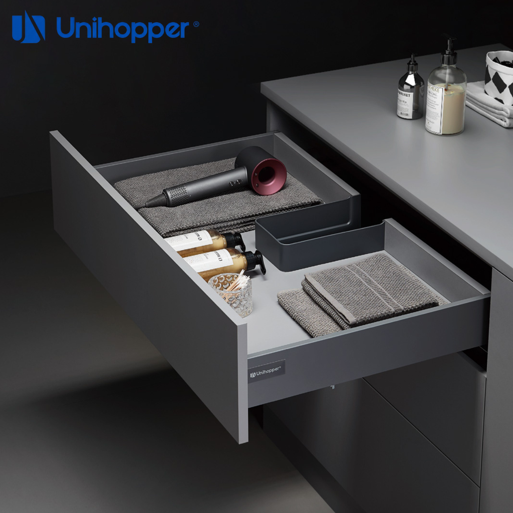 [100406050-01] REGIC BOX SINK TRAY NARROW CUT- UNIHOPPER (H80- A HEIGHT)