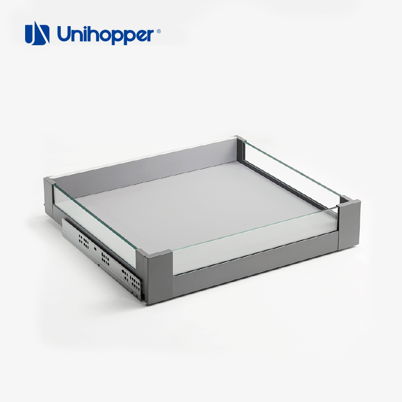 [100406042-01] GLASS MAGIC BOX INNER DRAWER- UNIHOPPER (600mm(24"), H80- A HEIGHT)