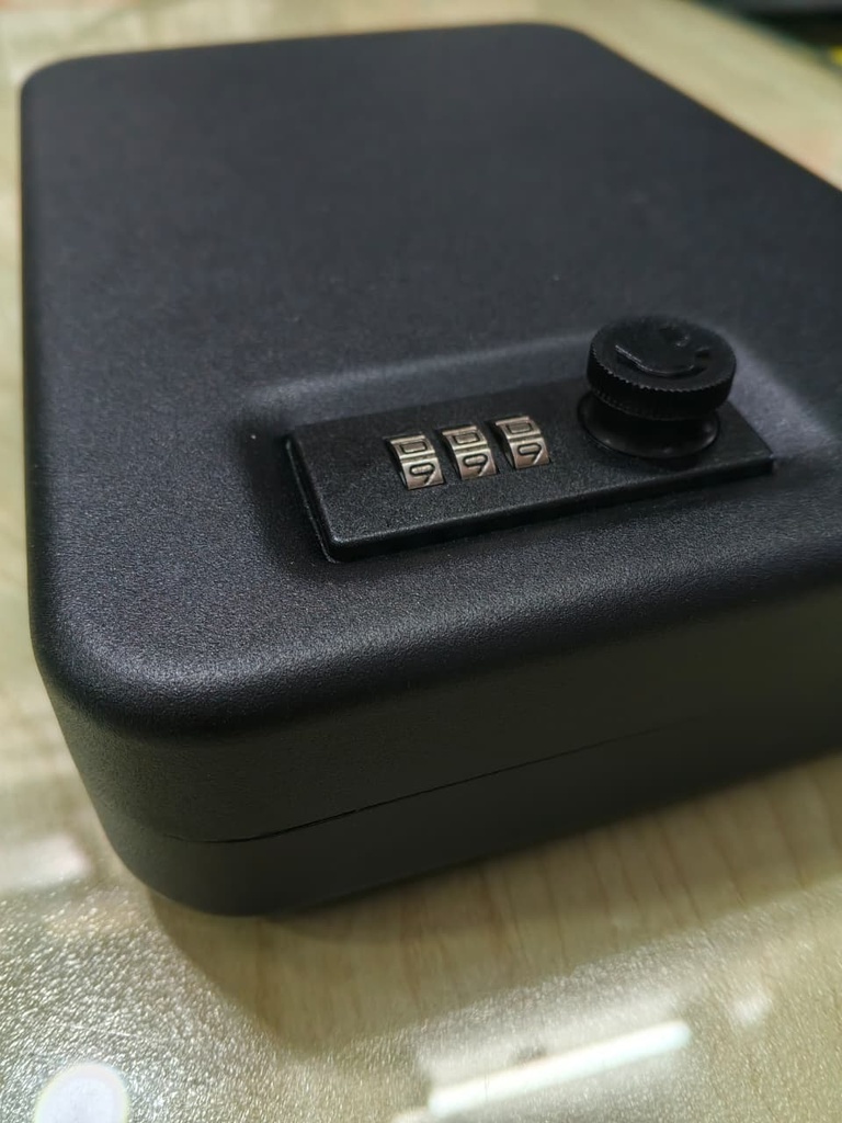 [BHO-0006] Combination Pistol Storage Safe Box Bedside Gym Multipurpose with wire