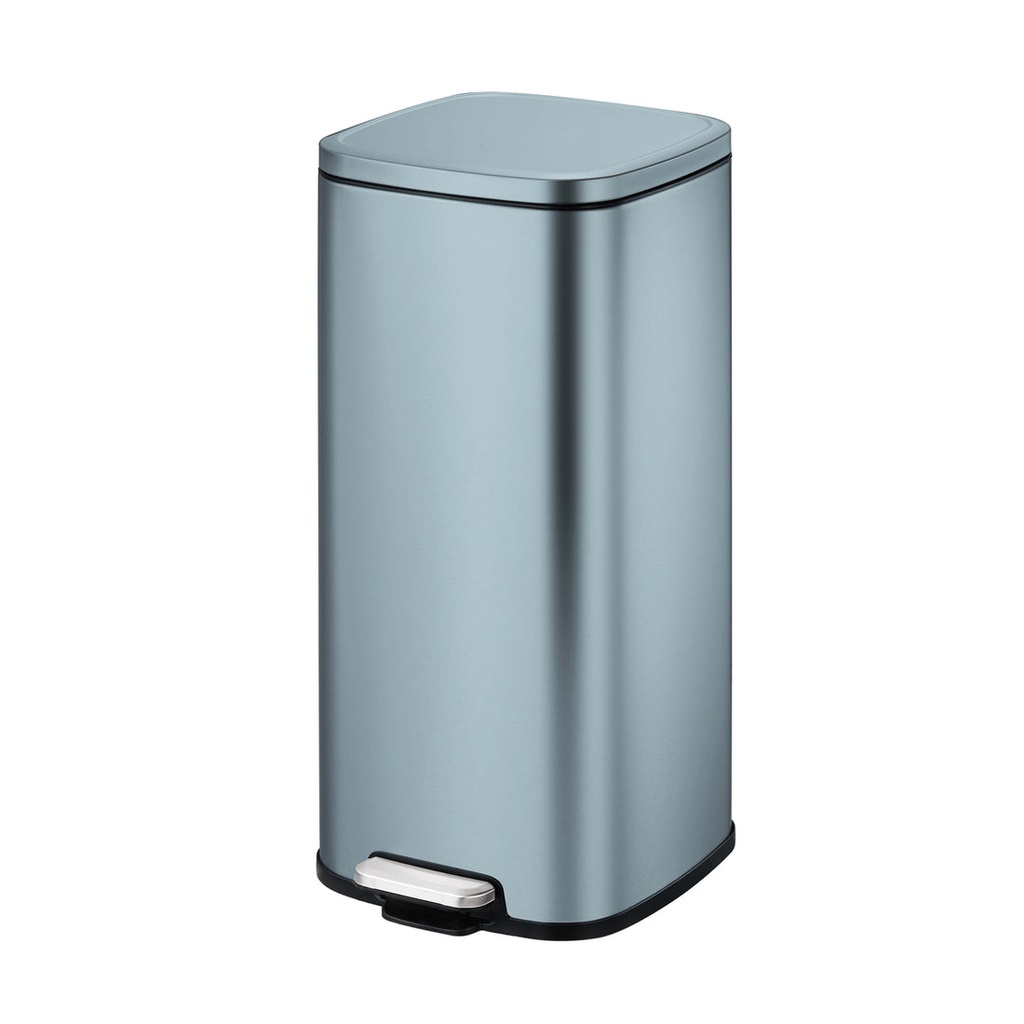 [70006160] EKO Stella Blue Pedal Bin 30L | Kitchen Bin Soft-Close, Anti-Rust | EK9384P-30-TB