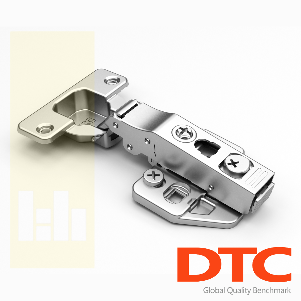 [100606169] DTC C85B Hinge 3D Hydraulic (Half-overlay)