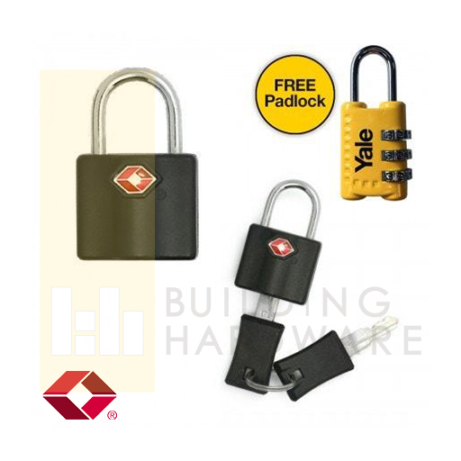 [04294] YALE 3 IN 1 TSA PADLOCK