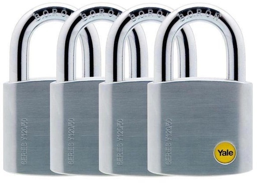 [30505319] YALE MASTER KEY PADLOCK 4PACK