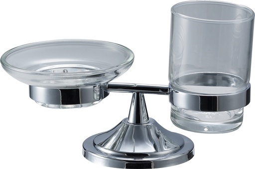 [00456] KINGROOM SOAP & BRUSH HOLDER FS-58H