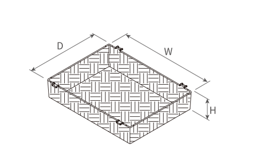 [80104049] ALBUM WARDROBE RATTAN BASKET 5123