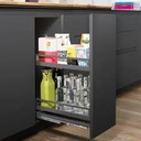 BASEAGENT 200MM PULLOUT BOTTLE RACK -KESSEBOHMER