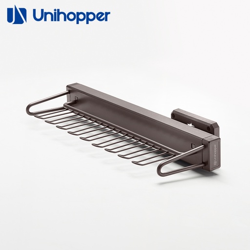 [80206037] SIDE MOUNTED TIE/ CLOTH/ SCARF RACK -UNIHOPPER