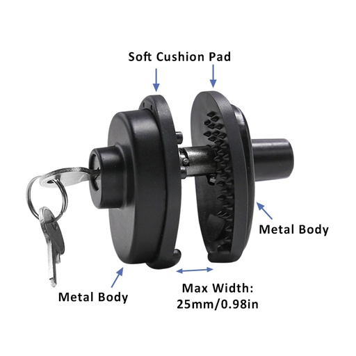 [BHO-0007] Pistol Handgun Trigger Lock safe storage (Key Type)